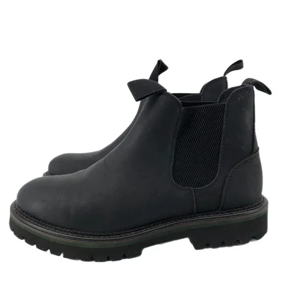 Steve Madden Black Leather Combat & Moto Boots | Excellent Condition Steve Madden Women main image 4